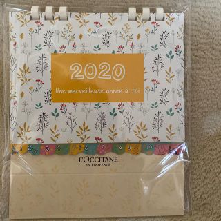 ロクシタン(L'OCCITANE)の非売品　ロクシタン　卓上カレンダー(カレンダー/スケジュール)