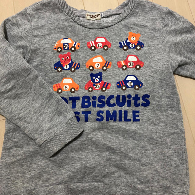 HOT BISCUITS(ホットビスケッツ)のお値下げ♡トレーナー キッズ/ベビー/マタニティのキッズ服男の子用(90cm~)(Tシャツ/カットソー)の商品写真