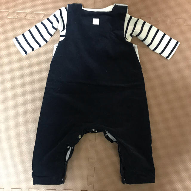 PETIT BATEAU(プチバトー)のプチバトー ロンパース  サロペット マリニエール 6m キッズ/ベビー/マタニティのベビー服(~85cm)(ロンパース)の商品写真