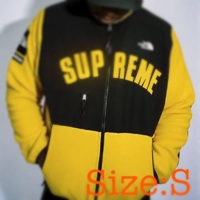 S Supreme North Face Arc Denali fleece