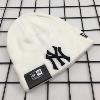 ニューエラー(NEW ERA)のニューエラ NYロゴニット帽❤️スノーボードにも是非 atg'x'a(ニット帽/ビーニー)