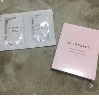 ジルスチュアート(JILLSTUART)の2️⃣23 ジルスチュアート フルフラットベース&ファンデーション サンプル(ファンデーション)