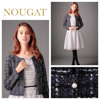 トッカ(TOCCA)のTOCCA❀* fall collection ♡上品なNOUGAT 定3.2万(ノーカラージャケット)