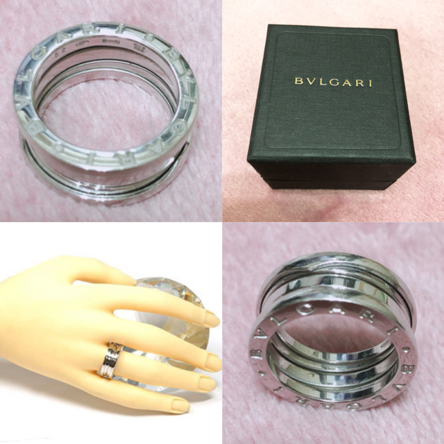 BVLGARI 指輪 11号 シルバー ホワイトゴールド B-zero1 K18 BVLGARI 指輪 11号 シルバー ホワイトゴールド B-zero1 K18