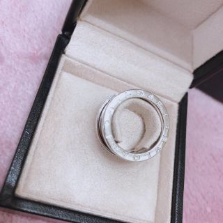 ブルガリ(BVLGARI)のBVLGARI 指輪 11号 シルバー ホワイトゴールド B-zero1 K18(リング(指輪))