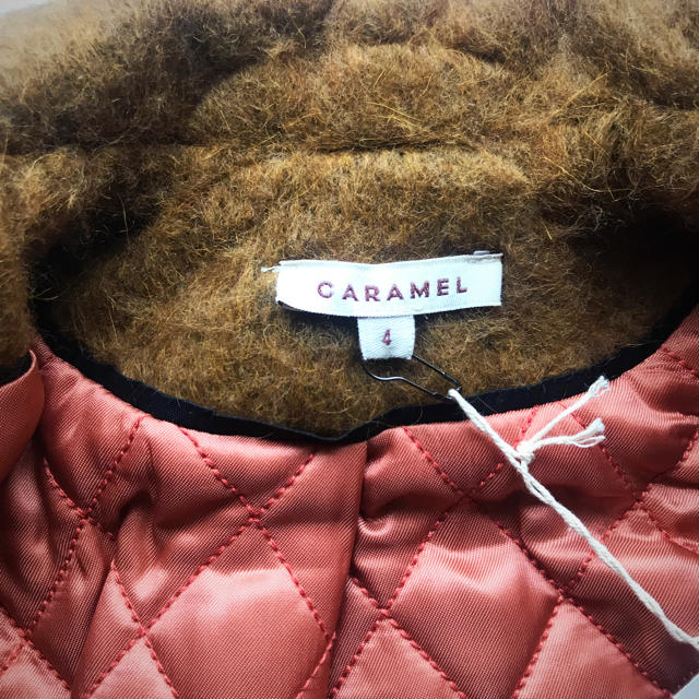 Caramel baby&child (キャラメルベビー&チャイルド)のCaramel baby and child フラミンゴコート 4y 新品 キッズ/ベビー/マタニティのキッズ服女の子用(90cm~)(コート)の商品写真