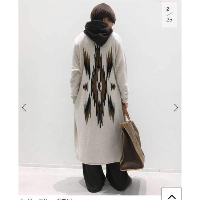 L'Appartement DEUXIEME CLASSE(アパルトモンドゥーズィエムクラス)の新品【QUEENE&BELLE】Cashemere Long Cardigan レディースのトップス(カーディガン)の商品写真