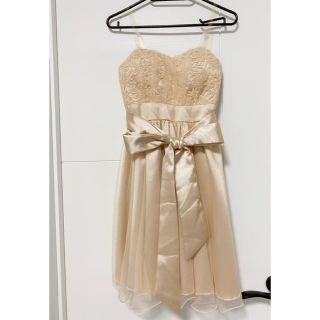 デイジーストア(dazzy store)の[ブランド名不明]レースベアチュールドレス 結婚式 パーティー お呼ばれ ワンピ(ミディアムドレス)