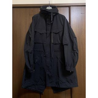 ヨウジヤマモト(Yohji Yamamoto)の 07AW ヨウジヤマモト  ナイロン混モッズコート 【1041】(モッズコート)