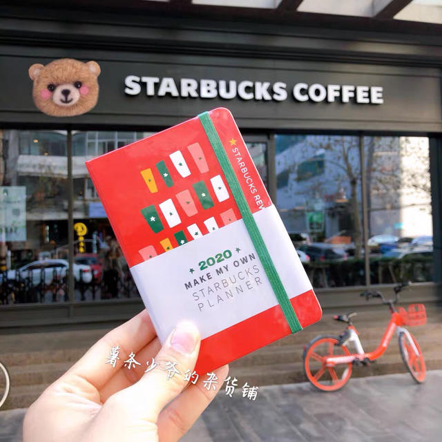 Starbucks Coffee(スターバックスコーヒー)の2020 モレスキン ノート スケジュール帳 プランナー手帳 台湾スターバックス インテリア/住まい/日用品の文房具(ノート/メモ帳/ふせん)の商品写真