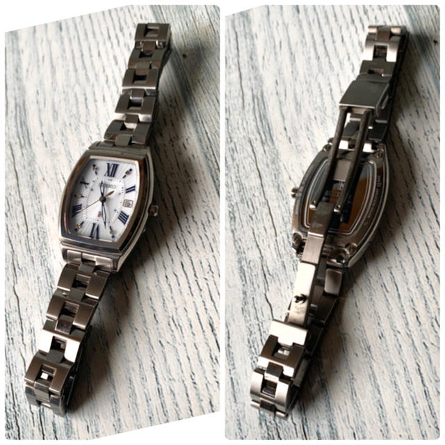 美品】SEIKO ルキア 1B22-0CC0 電波ソーラー チタン トノー型 美品】SEIKO ルキア 1B22-0CC0 電波ソーラー チタン トノー型