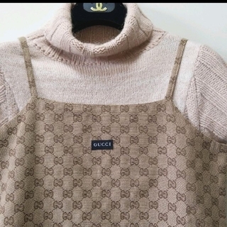 グッチ(Gucci)のGUCCIジャンパースカート(ひざ丈ワンピース)