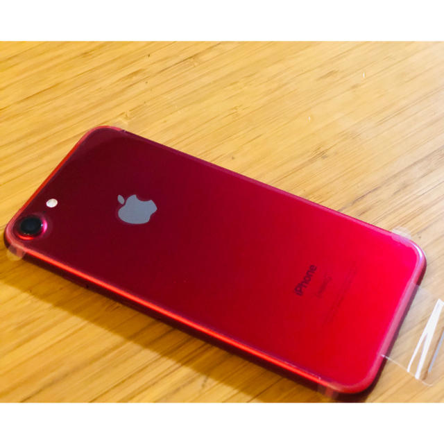 公式・送料無料 iPhone7 128GB SIMフリー化 レッド PRODUCT RED