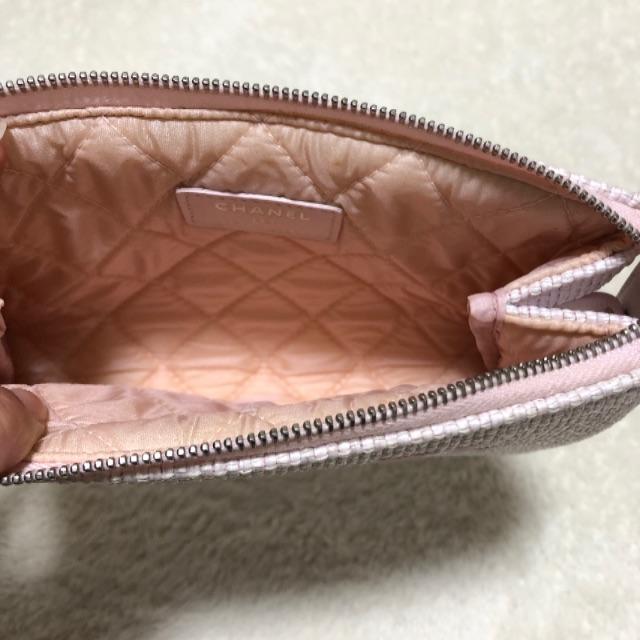 未使用 CHANEL シャネル ココマーク ドーヴィル ポーチ 小物入れ