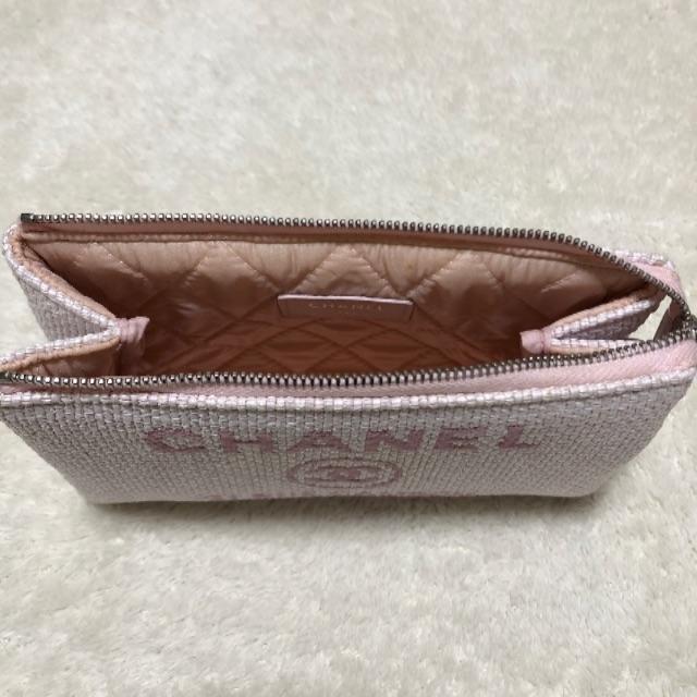 未使用 CHANEL シャネル ココマーク ドーヴィル ポーチ 小物入れ