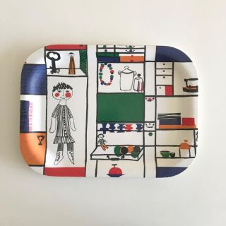 マリメッコ(marimekko)の【廃盤★レア】マリメッコ ムクスンヒッリ Muksunhylly トレイ S(テーブル用品)