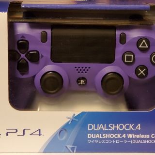 プレイステーション4(PlayStation4)のワイヤレスコントローラー(DUALSHOCK 4) エレクトリック・パープル(その他)