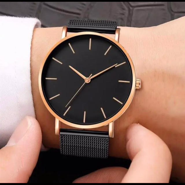 メンズ腕時計 人気の文字盤が大きいシンプルデザイン ブランド名記載無し の通販 By Julian S Shop ラクマ