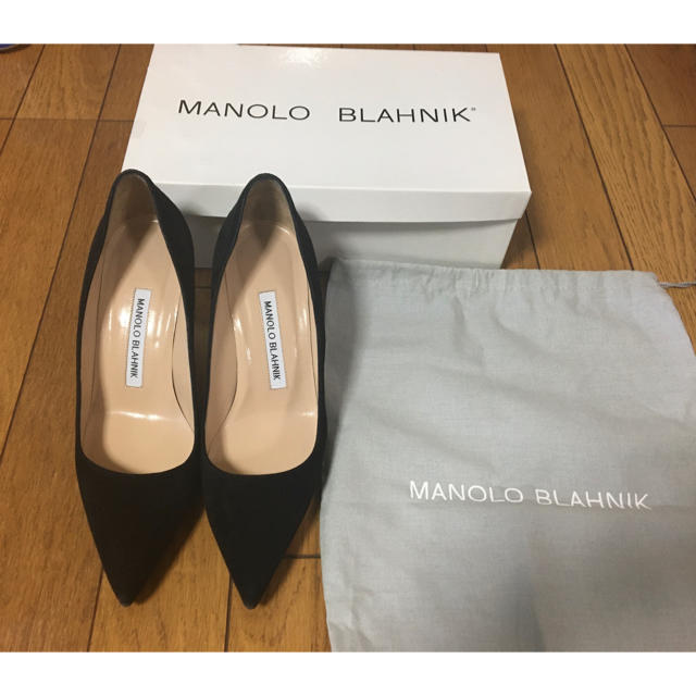 MANOLO BLAHNIK(マノロブラニク)のtity様専用　マノロ　ブラニク  35.5 BB 70 ブラック レディースの靴/シューズ(ハイヒール/パンプス)の商品写真