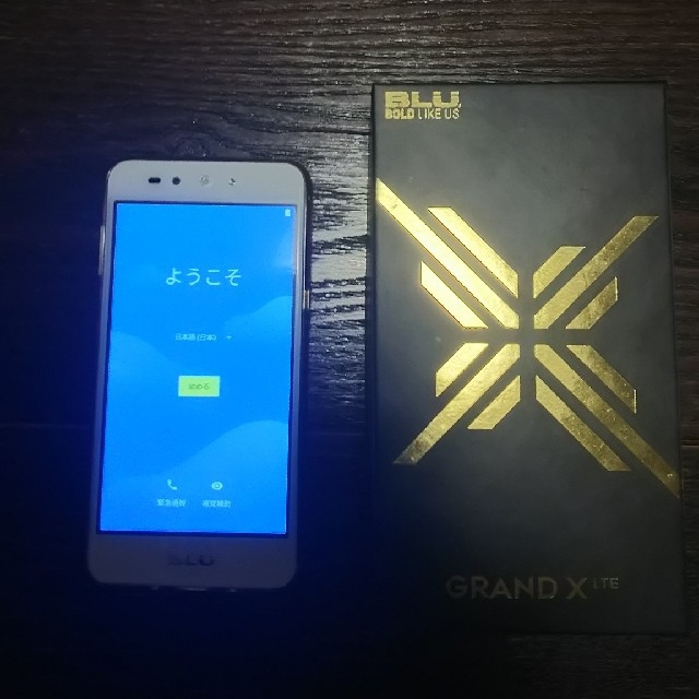 ANDROID(アンドロイド)のBLU GRAND X LTE 格安スマホ Android 中古 simフリー スマホ/家電/カメラのスマートフォン/携帯電話(スマートフォン本体)の商品写真