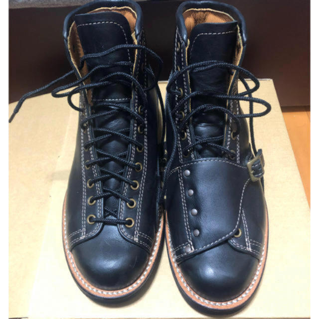 REDWING(レッドウィング)の安藤製靴 バイカーブーツ 26.5cm メンズの靴/シューズ(ブーツ)の商品写真