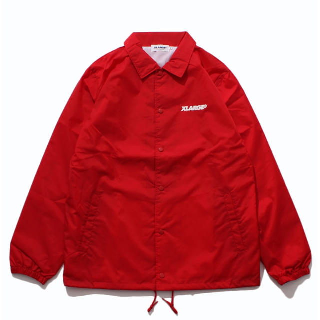 XLARGE(エクストララージ)のxlarge og logo coaches jacket red Sサイズ メンズのジャケット/アウター(ナイロンジャケット)の商品写真