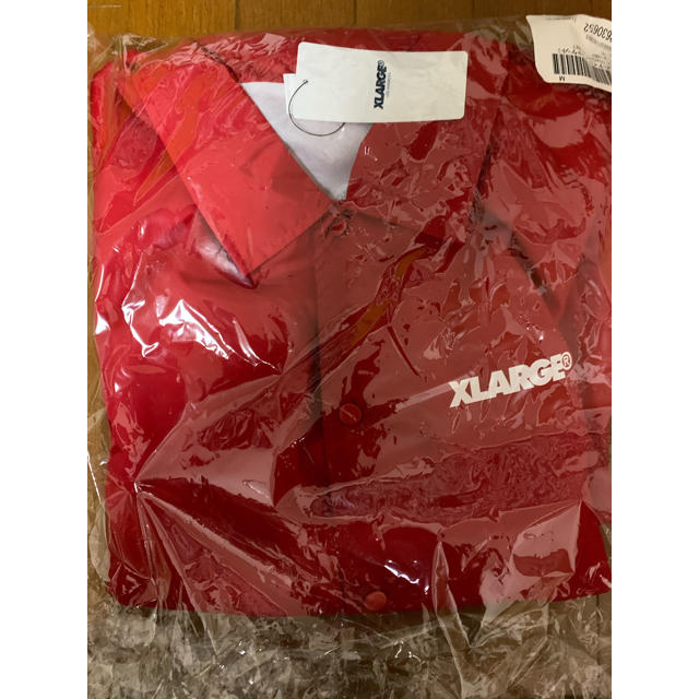 XLARGE(エクストララージ)のxlarge og logo coaches jacket red Sサイズ メンズのジャケット/アウター(ナイロンジャケット)の商品写真