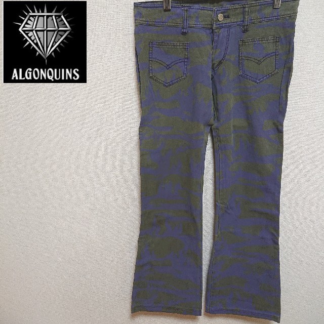 ALGONQUINS(アルゴンキン)のALGONQUINS アルゴンキン 迷彩柄パンツ レディースのパンツ(カジュアルパンツ)の商品写真
