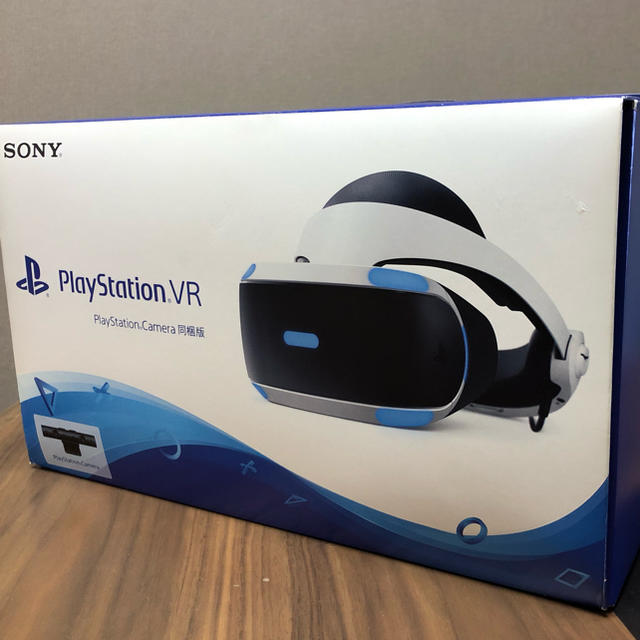 PlayStation VR(プレイステーションヴィーアール)のPlayStationVR カメラ同梱版 最終値下げ　送料も込みにしました エンタメ/ホビーのゲームソフト/ゲーム機本体(家庭用ゲーム機本体)の商品写真