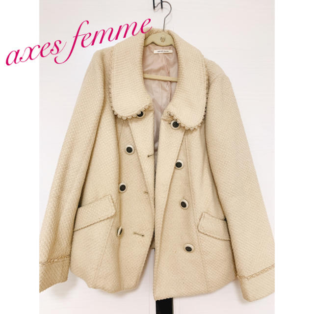 axes femme(アクシーズファム)のaxes femme ガーリー コート レディースのジャケット/アウター(ピーコート)の商品写真