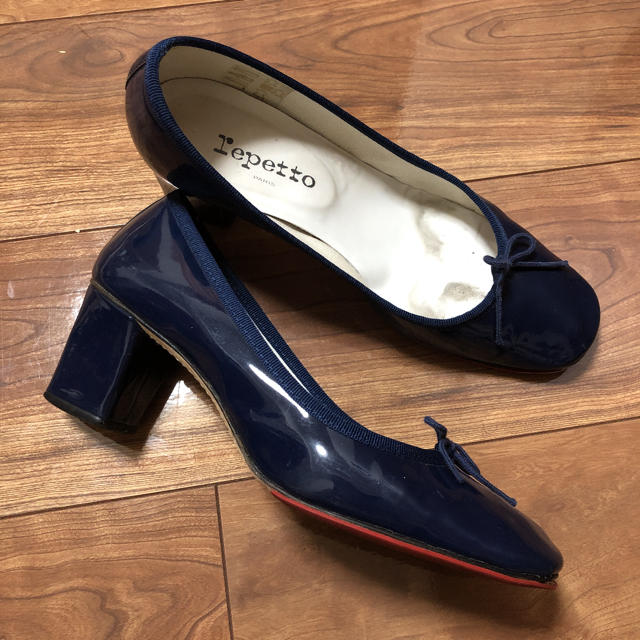 repetto(レペット)のレペット  パンプス　パナム　チャンキー レディースの靴/シューズ(ハイヒール/パンプス)の商品写真