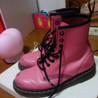 ドクターマーチン(Dr.Martens)のドクターマーチン ピンク♡ ブーツ(ブーツ)