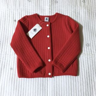 プチバトー(PETIT BATEAU)の＊ご専用＊ 新品未使用  プチバトー  キルティング  カーディガン  4ans(カーディガン)