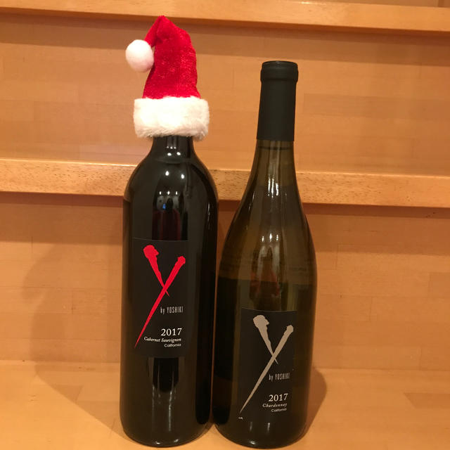 Yby YOSHIKIワイバイヨシキ2017  赤白セット 食品/飲料/酒の酒(ワイン)の商品写真