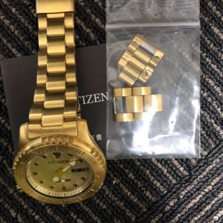 エクストララージ(XLARGE)の【XLARGE x CITIZEN】 DIVER DESIGN GOLD(腕時計(アナログ))