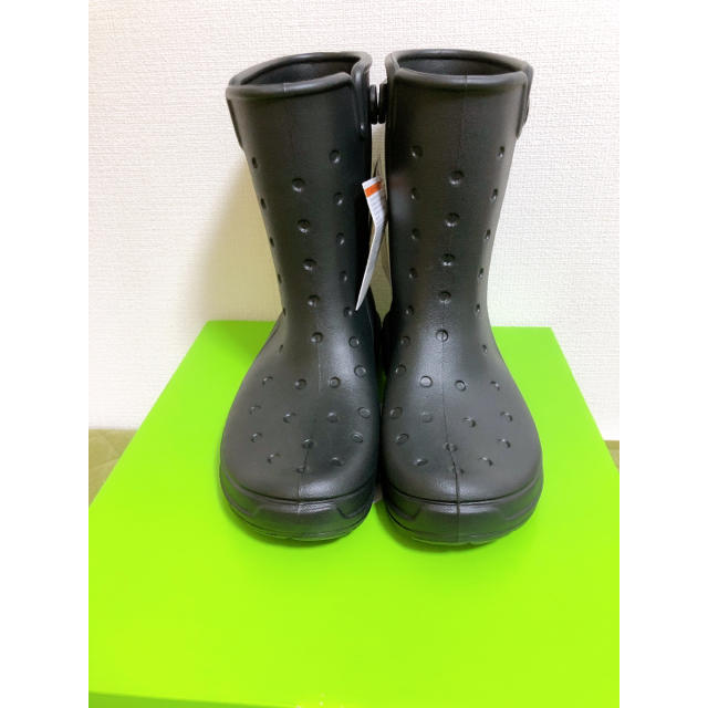 crocs(クロックス)の【新品未使用】クロックス レインシューズ ブラック 26.0 メンズの靴/シューズ(長靴/レインシューズ)の商品写真