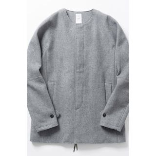 ステュディオス(STUDIOUS)のName. melton cut off no callar coat 美品 (ノーカラージャケット)