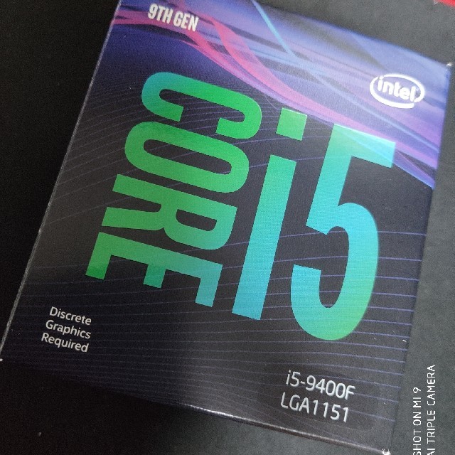 Intel core i5 9400F  スマホ/家電/カメラのPC/タブレット(PCパーツ)の商品写真