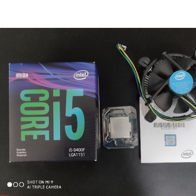 Intel core i5 9400F  スマホ/家電/カメラのPC/タブレット(PCパーツ)の商品写真