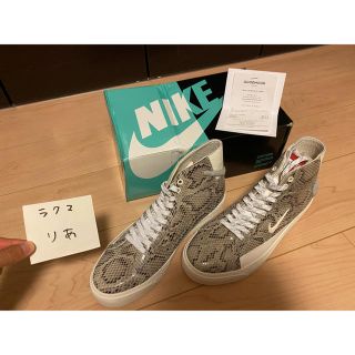 ナイキ(NIKE)のnike sb blazer mid qs soulland snake(スニーカー)