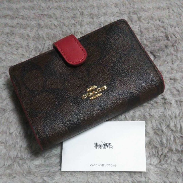 【新品】コーチ COACH 二つ折り財布  F23553PVCレザー⏹️機能