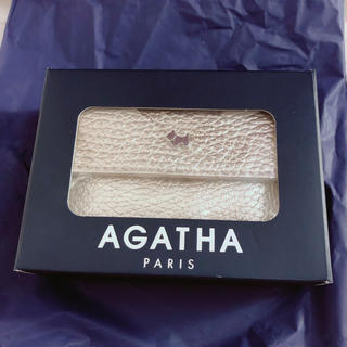 アガタ(AGATHA)の新品agatha ミニウォレット ゴールド牛革(財布)