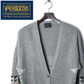 ペンドルトン(PENDLETON)のPENDLETON ペンドルトン ジャガードVネックカーディガン(カーディガン)