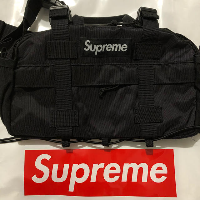 【送料込】Supreme waist bag 2019FW ブラックカラー