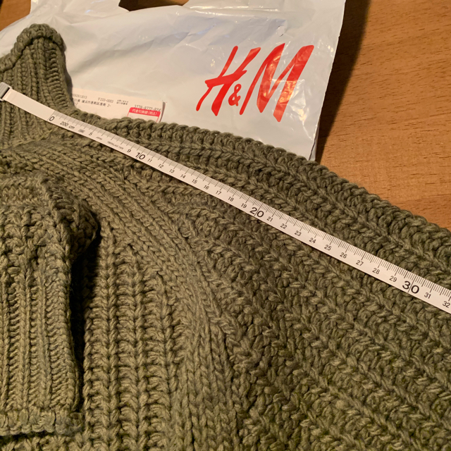 H&M(エイチアンドエム)のH&M チャンキーニット　リブニット　Mサイズ レディースのトップス(ニット/セーター)の商品写真