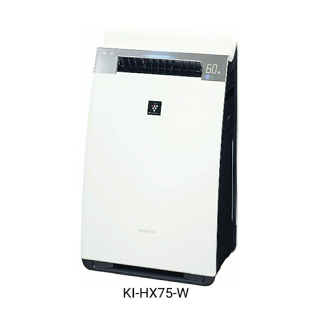 ［新品送料無料］SHARP 加湿空気清浄機　KI-HX75-W