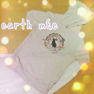 アースミュージックアンドエコロジー(earth music & ecology)のearth m&e☆半袖ﾊﾟｰｶｰ(パーカー)