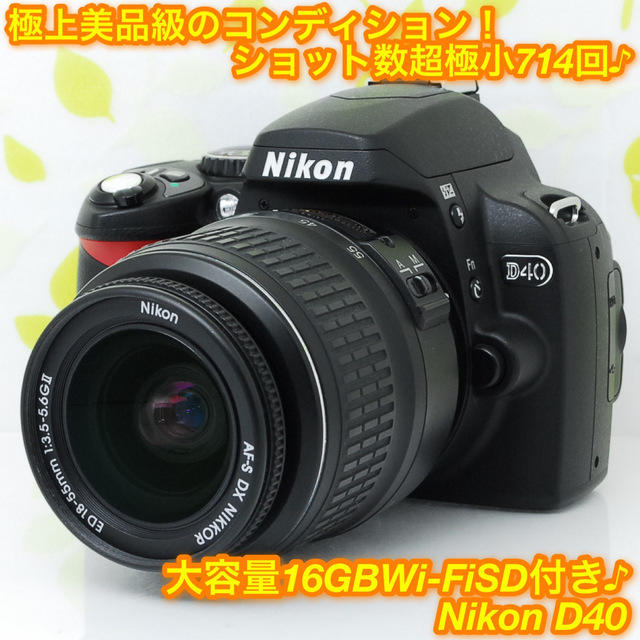 初心者の一眼レフカメラはこれでOK☆Wi-Fiでスマホに転送☆ニコン D40-