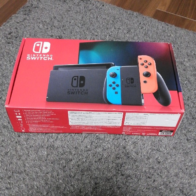 少し箱に傷があります「Nintendo Switch JOY-CON(L) ネオンブルー