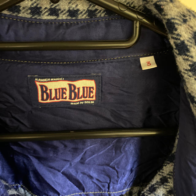 BLUE BLUE(ブルーブルー)のblueblue ブルーブルー　リサイクルデニムジャケット メンズのジャケット/アウター(Gジャン/デニムジャケット)の商品写真
